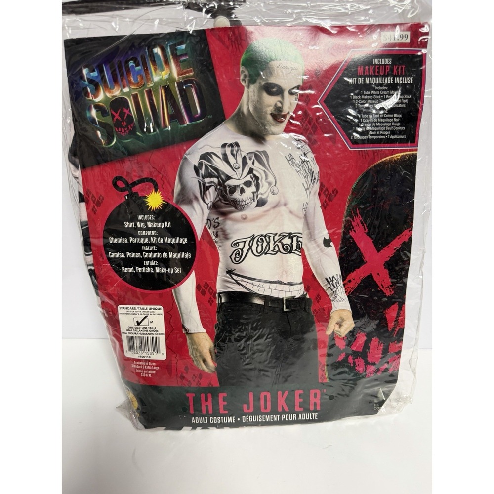The Joker Suicide Squad Adult Costume Men's Makeup Kit New H-3